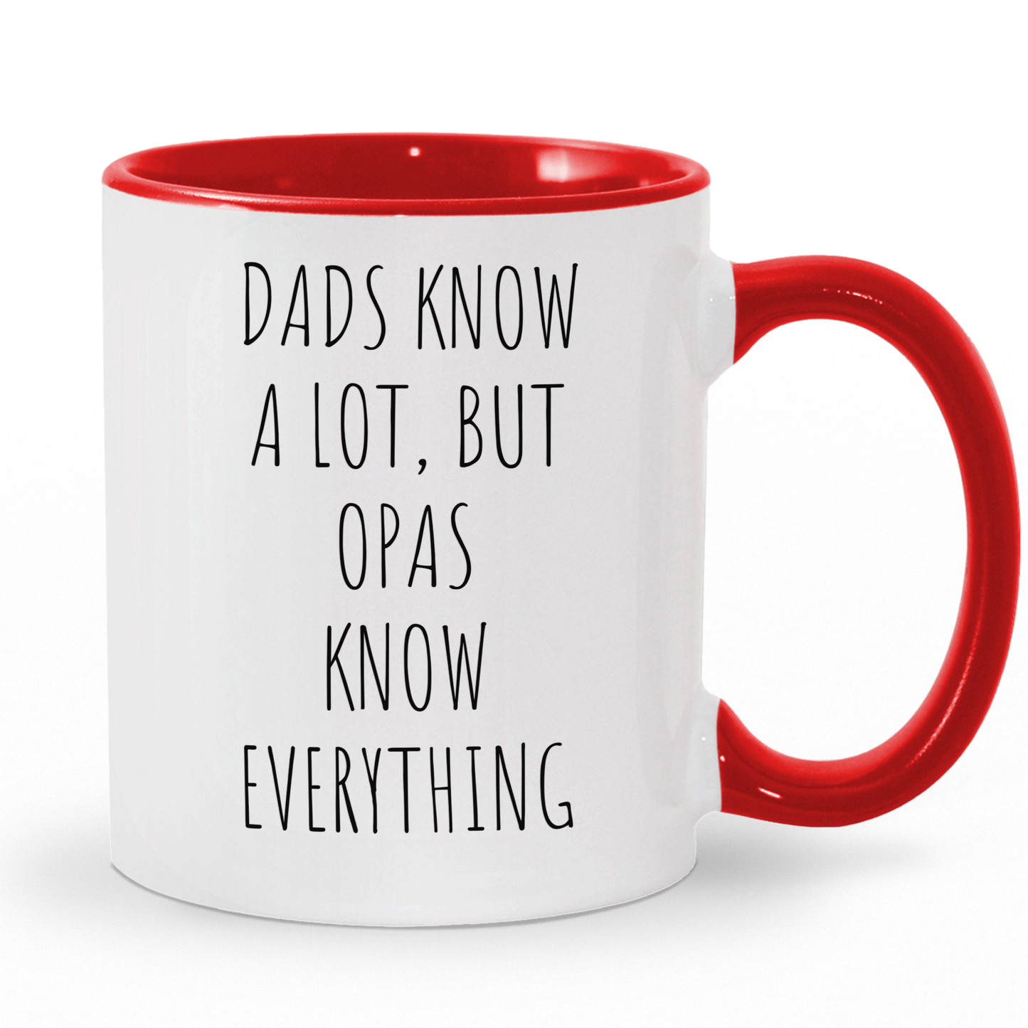 Dads Know a Lot, But Opas Know Everything Coffee Mug - c279a25