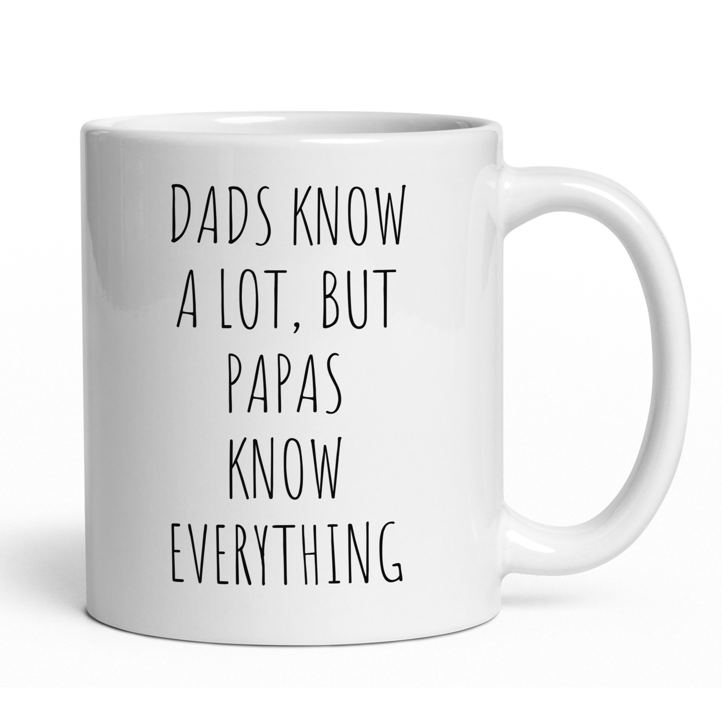 Dads Know a Lot, But Papas Know Everything Coffee Mug - c280a25