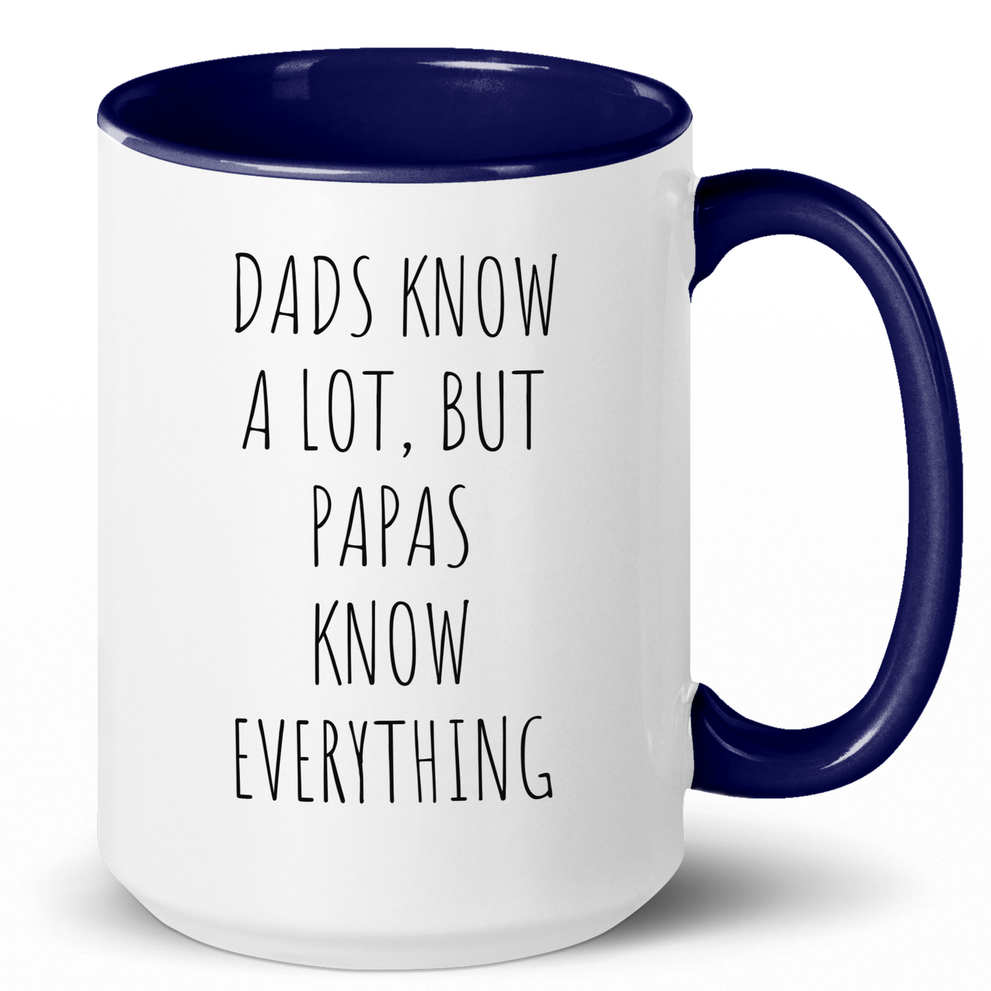 Dads Know a Lot, But Papas Know Everything Coffee Mug - c280a25