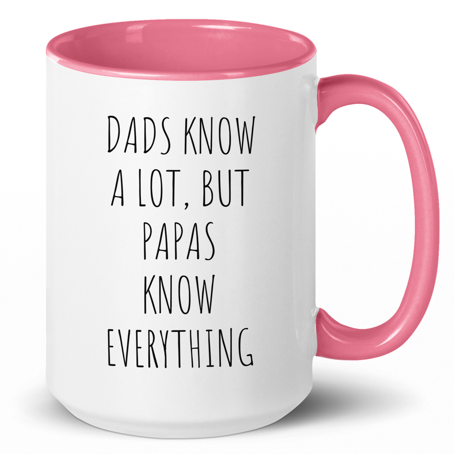 Dads Know a Lot, But Papas Know Everything Coffee Mug - c280a25