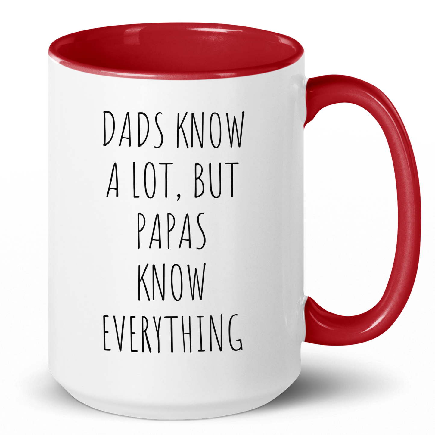 Dads Know a Lot, But Papas Know Everything Coffee Mug - c280a25