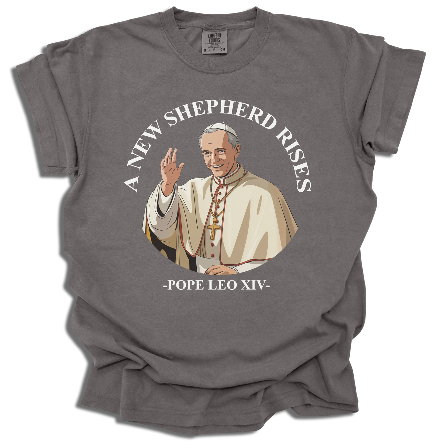 A New Shepherd Rises T-Shirt - Pope Leo XIV Gift - c313a25
