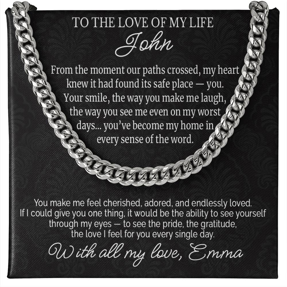 To the Love of My Life - Husband Necklace Gift - c502a25