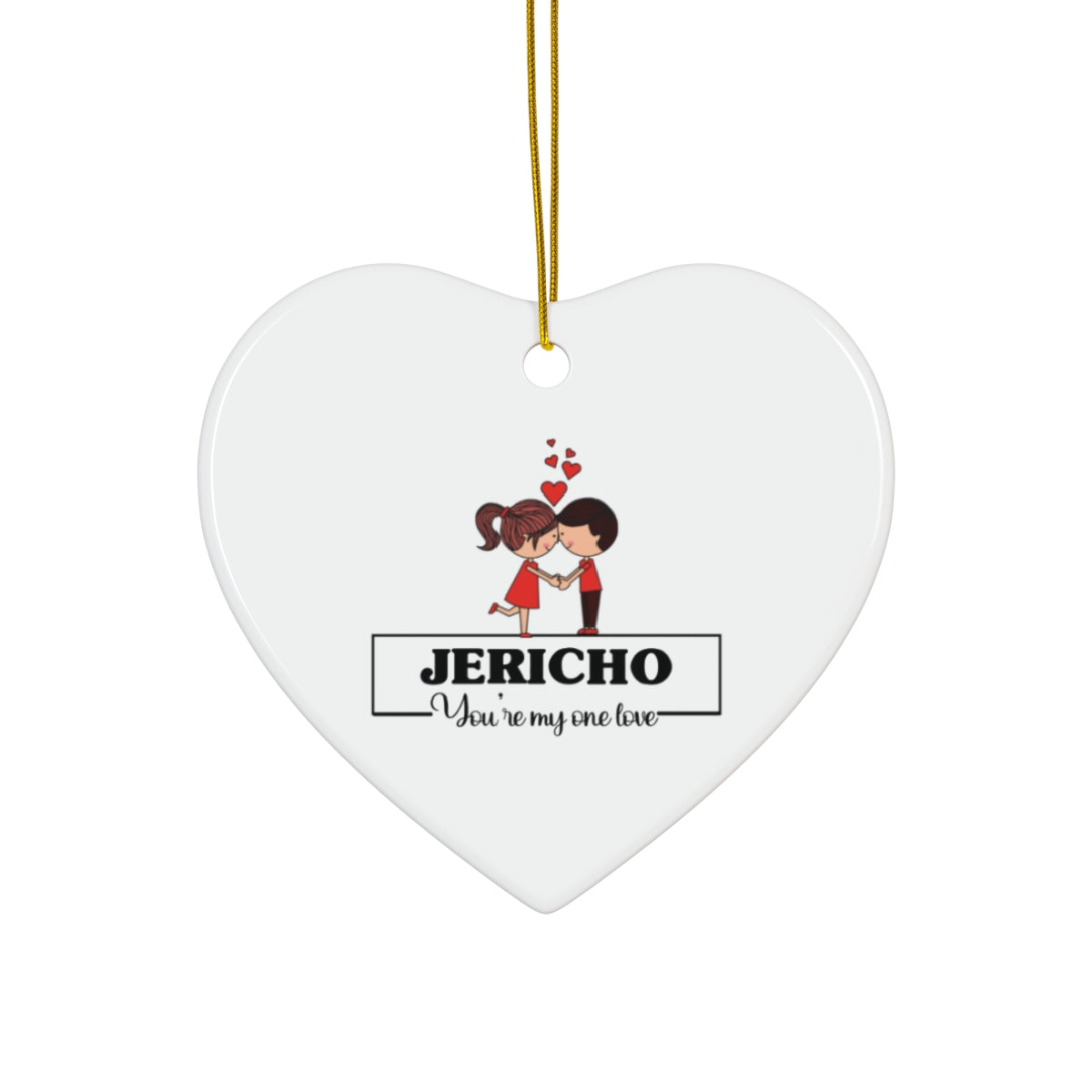 Heart-Shaped Ceramic Ornament - Romantic Valentine’s Day Gift - c237a25