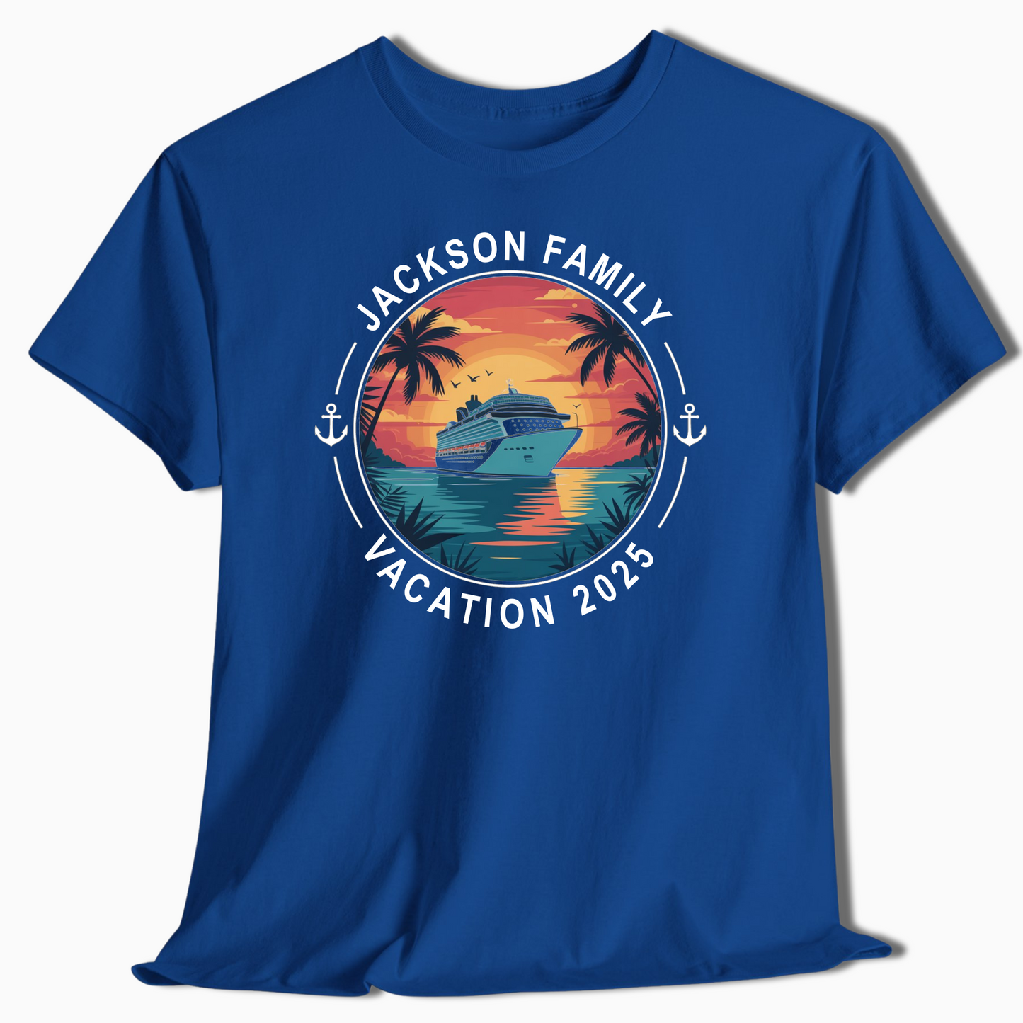 Custom Family Cruise Vacation Shirt 2025 - Personalized Cruise Tee - c320a25