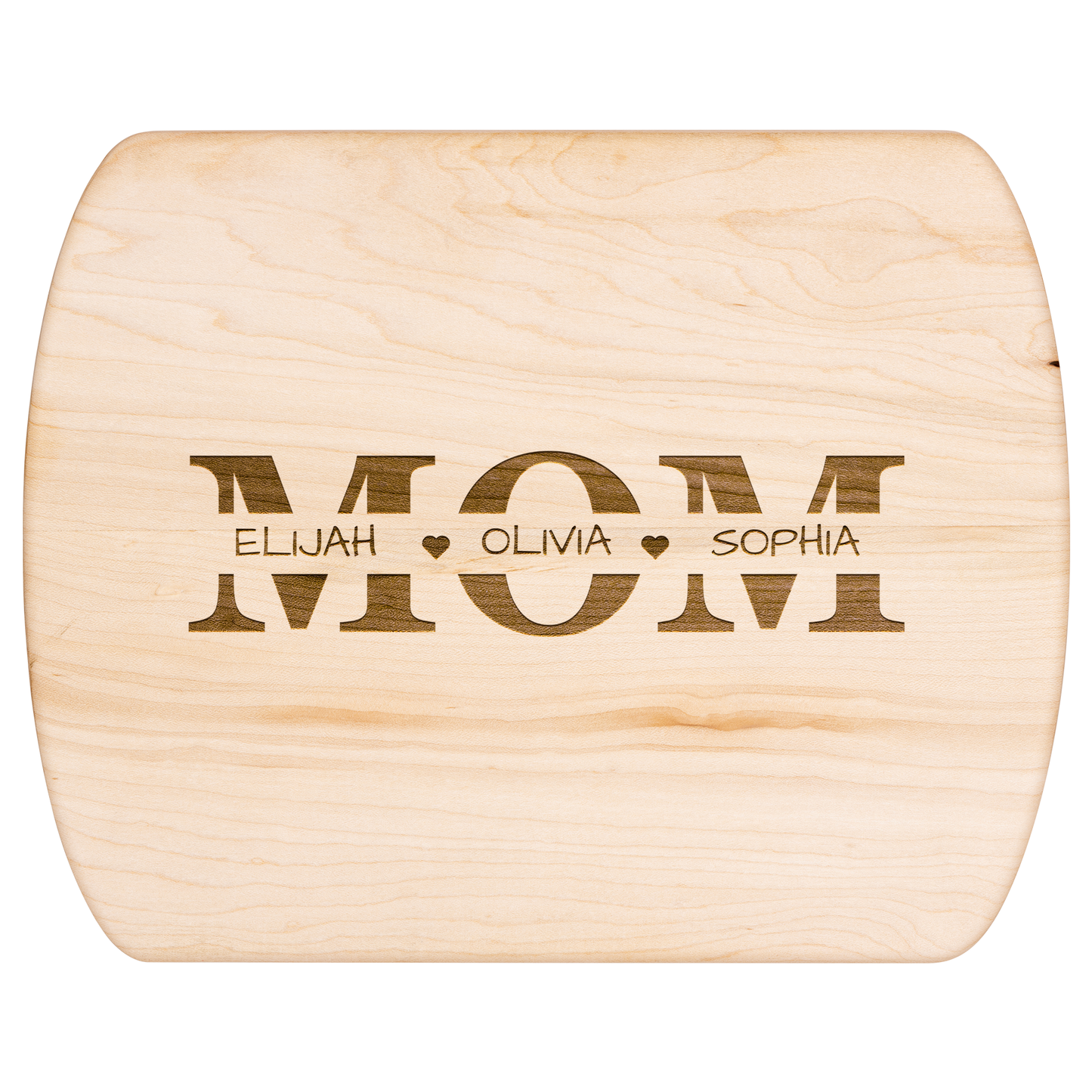 Engraved Mom Cutting Board with Family Names - c424a25