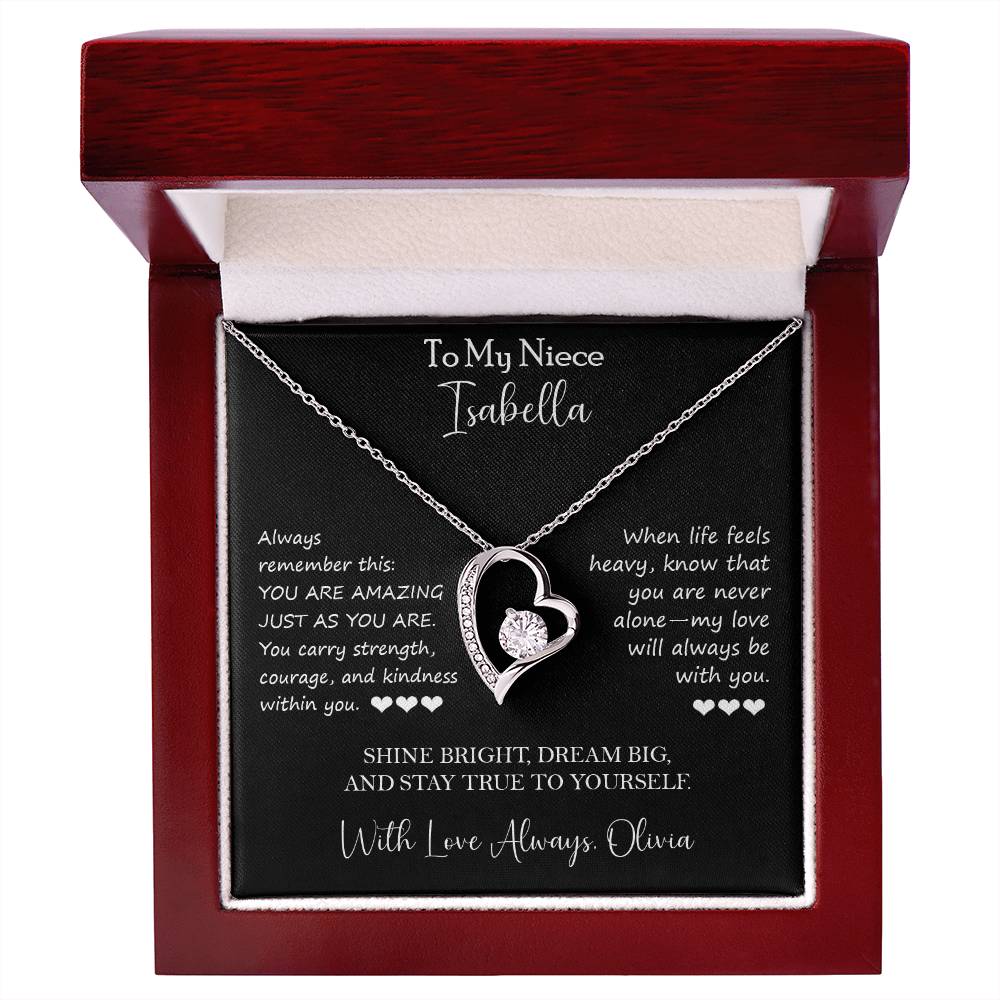 To My Niece - Personalized Necklace Gift from Aunt - c567a25