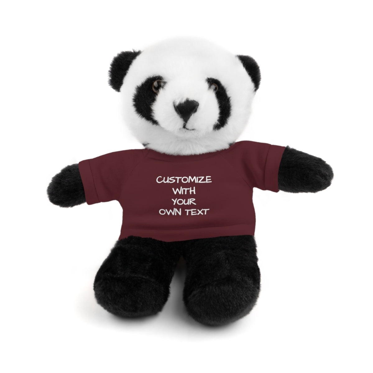 Stuffed Animal with Custom T-Shirt | Personalized Plush Gift | Kids Birthday Present | Customizable Text - c239a25