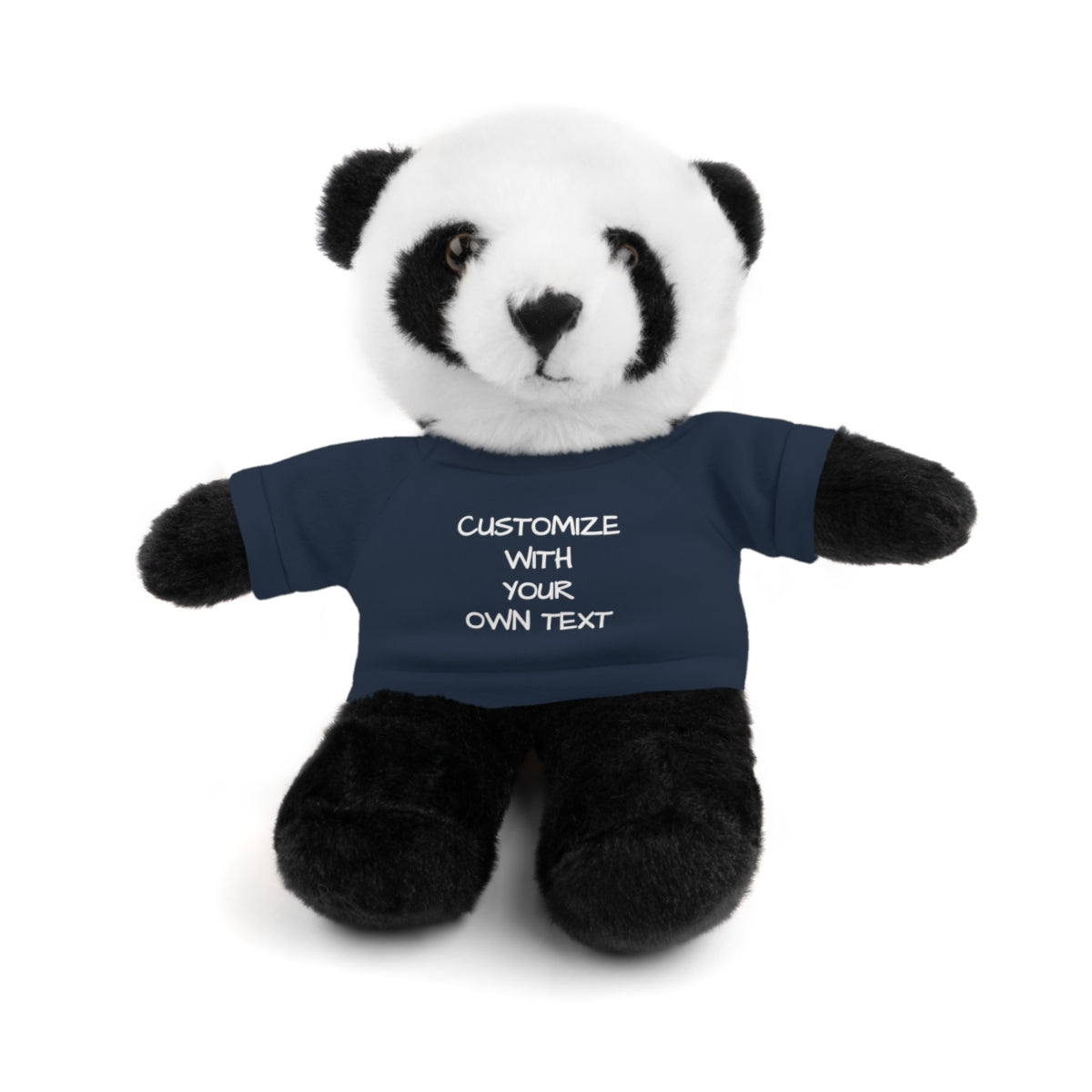 Stuffed Animal with Custom T-Shirt | Personalized Plush Gift | Kids Birthday Present | Customizable Text - c239a25