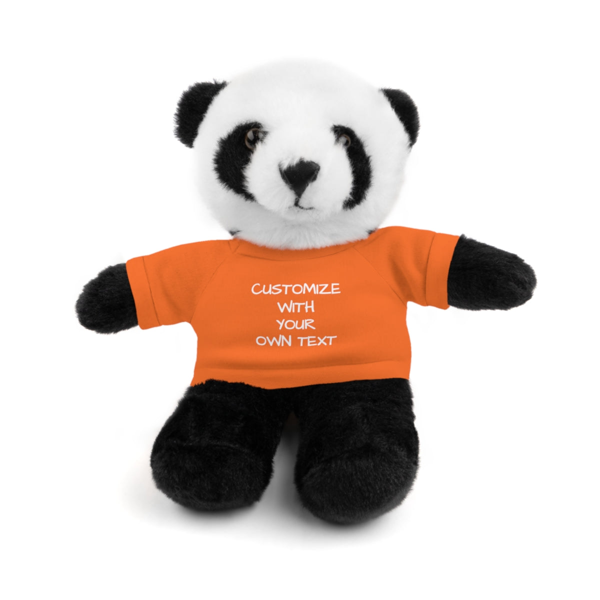Stuffed Animal with Custom T-Shirt | Personalized Plush Gift | Kids Birthday Present | Customizable Text - c239a25