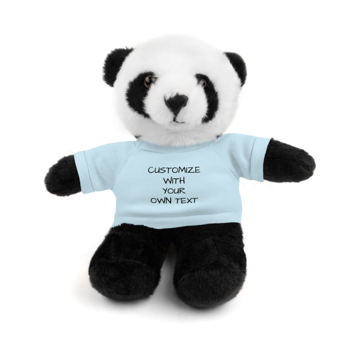 Stuffed Animal with Custom T-Shirt | Personalized Plush Gift | Kids Birthday Present | Customizable Text - c239a25