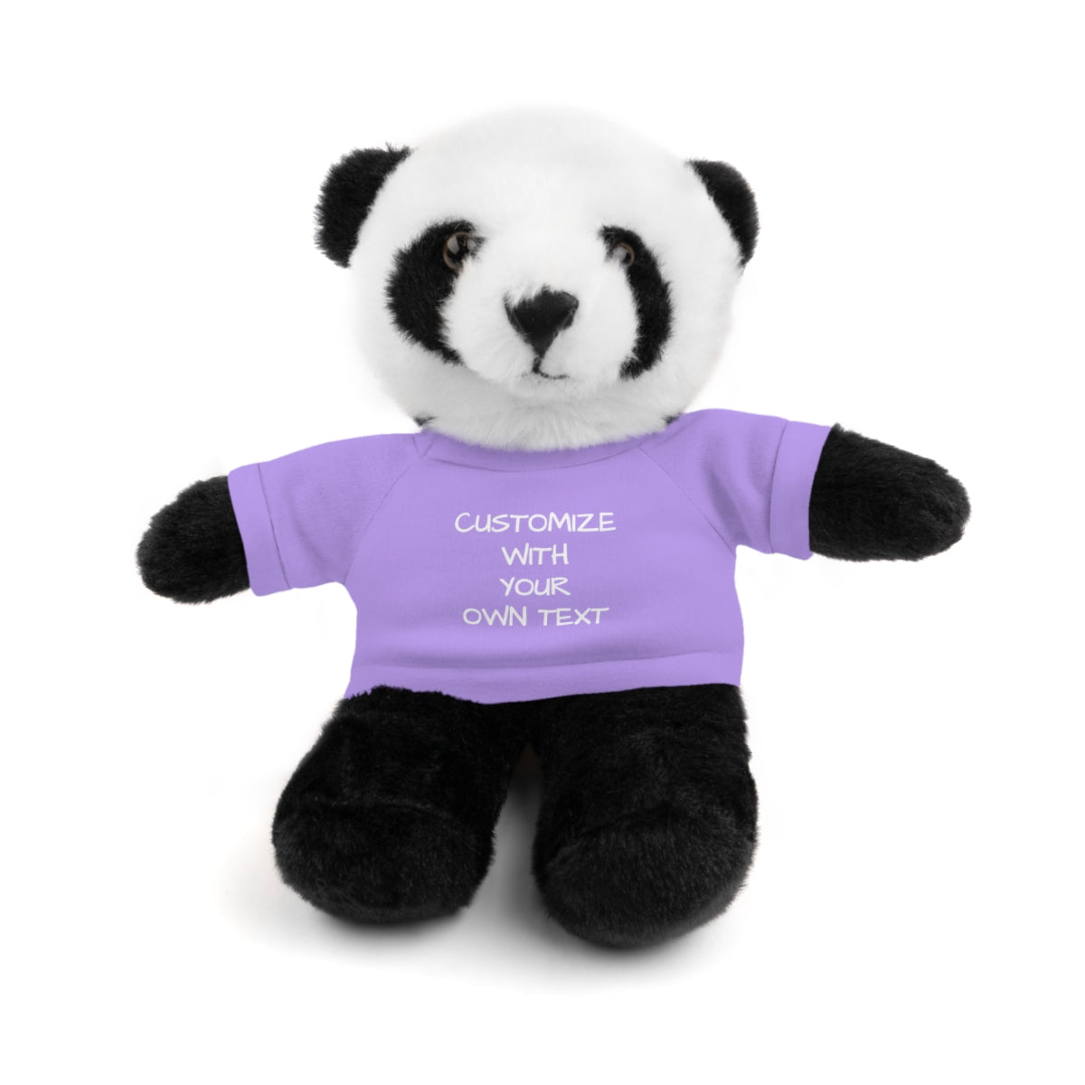 Stuffed Animal with Custom T-Shirt | Personalized Plush Gift | Kids Birthday Present | Customizable Text - c239a25