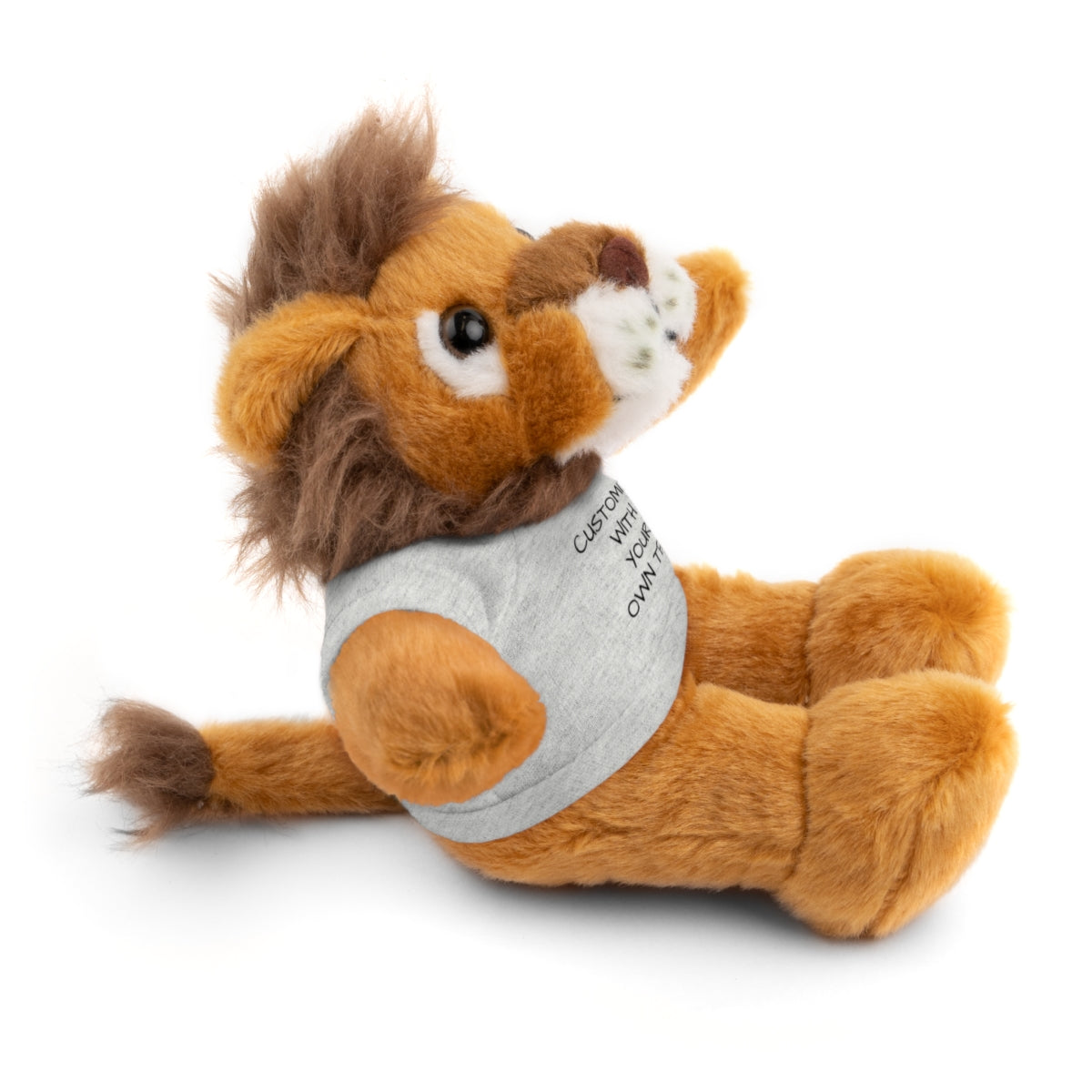 Stuffed Animal with Custom T-Shirt | Personalized Plush Gift | Kids Birthday Present | Customizable Text - c239a25