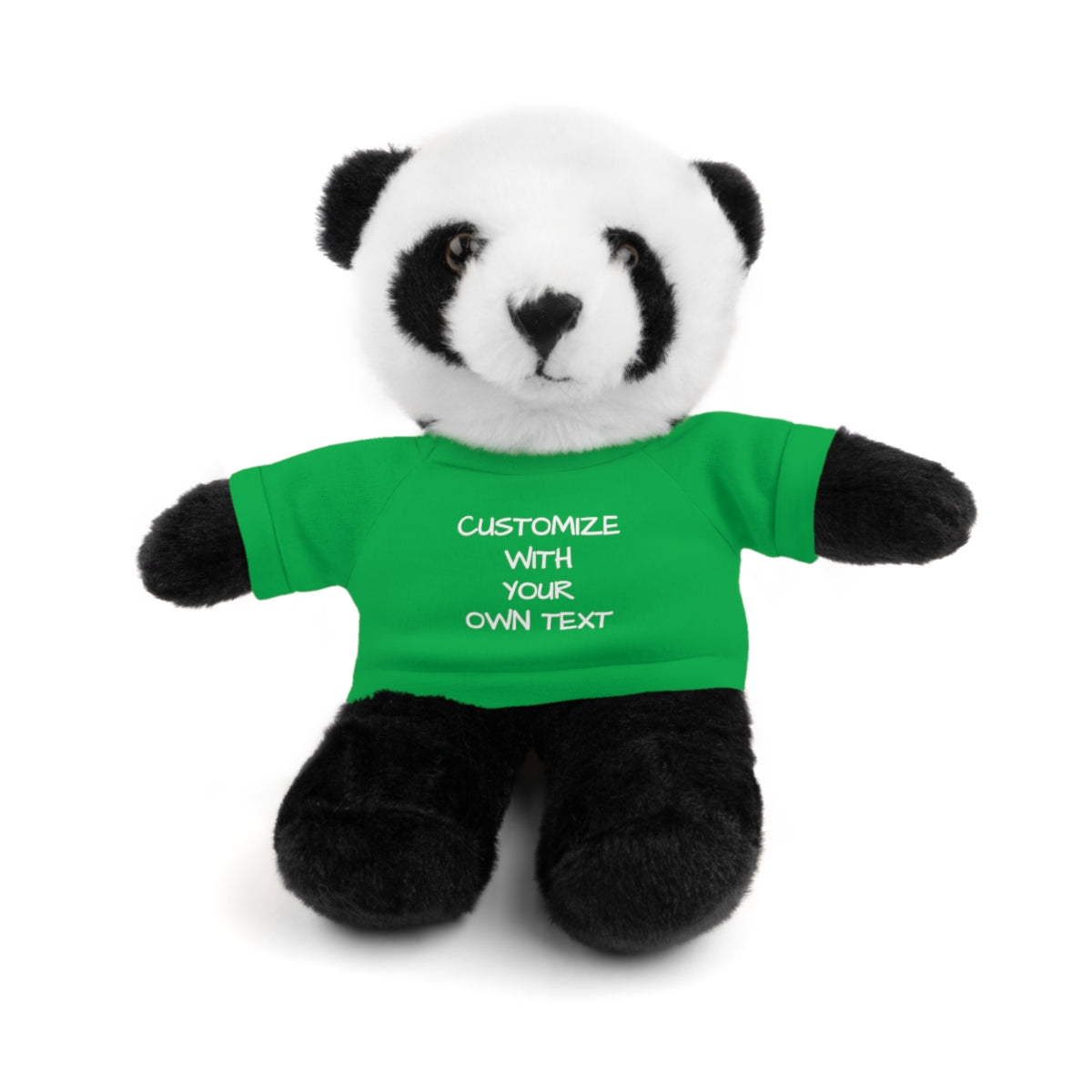 Stuffed Animal with Custom T-Shirt | Personalized Plush Gift | Kids Birthday Present | Customizable Text - c239a25