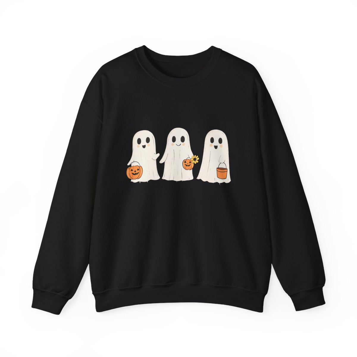 Trick or Treat Ghost Crew Sweatshirt - Spooky Fall Vibes - c495a25