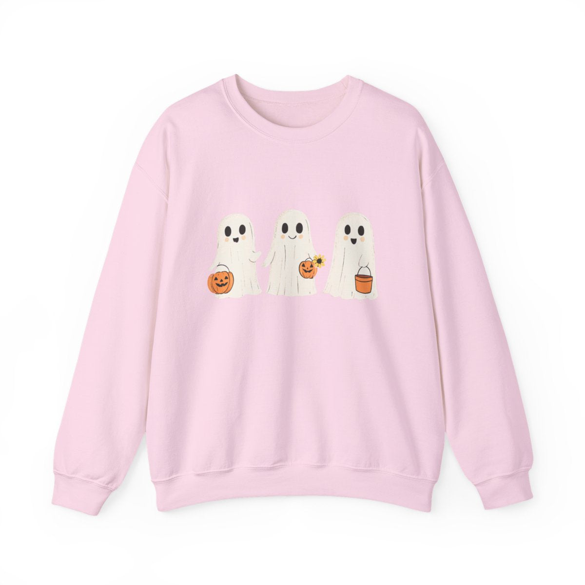 Trick or Treat Ghost Crew Sweatshirt - Spooky Fall Vibes - c495a25