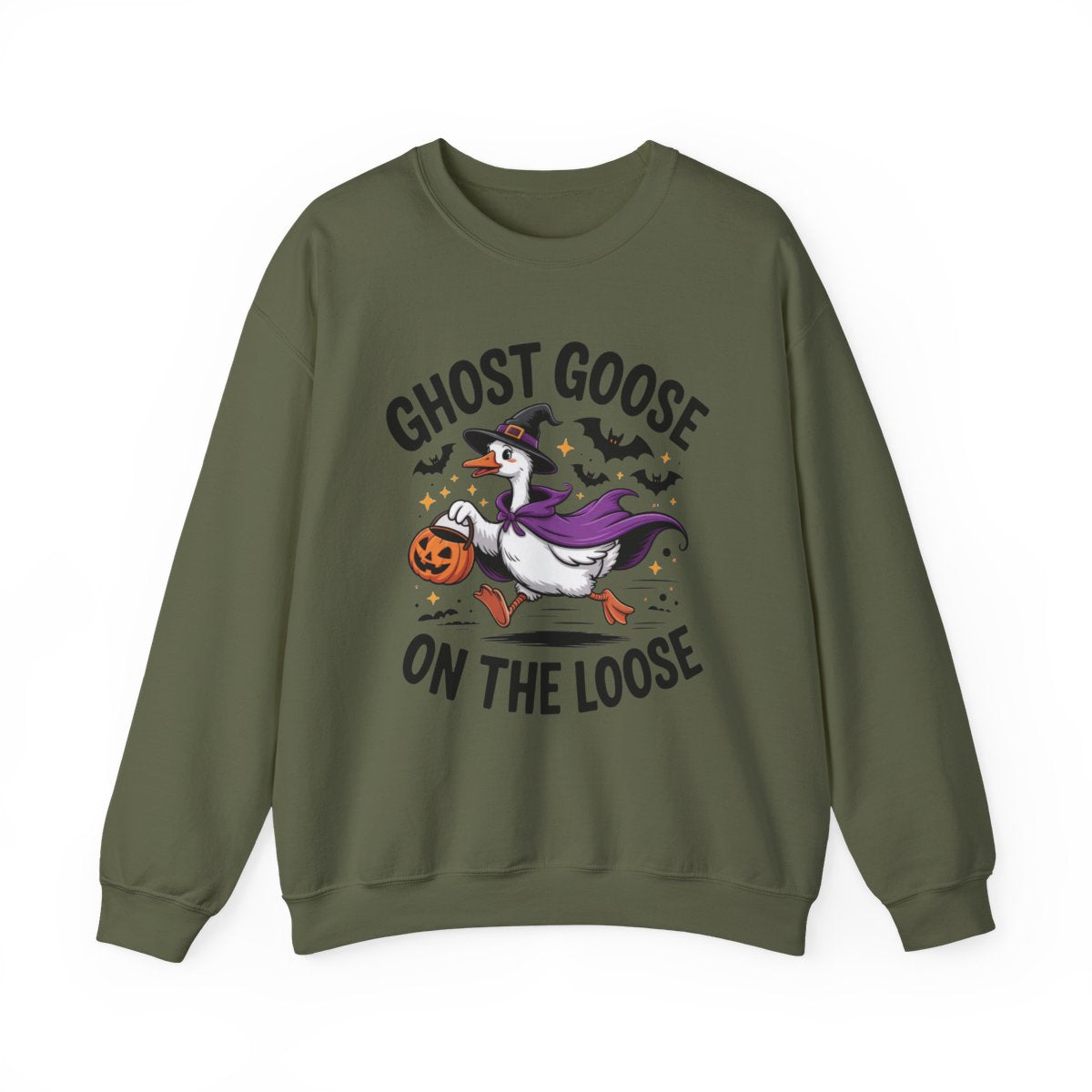 Ghost Goose on the Loose Halloween Sweatshirt - c471a25
