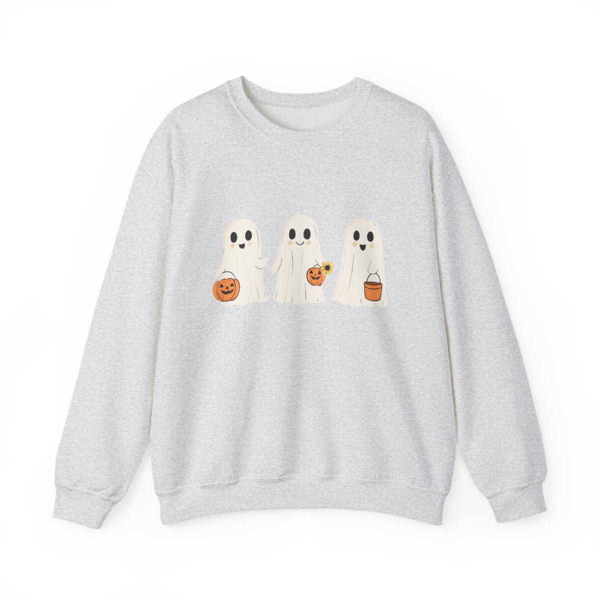 Trick or Treat Ghost Crew Sweatshirt - Spooky Fall Vibes - c495a25