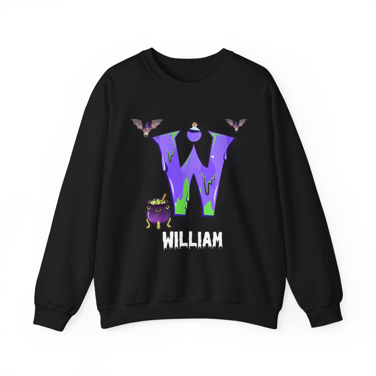 Spooky Custom Letter Halloween Sweatshirt - c514a25