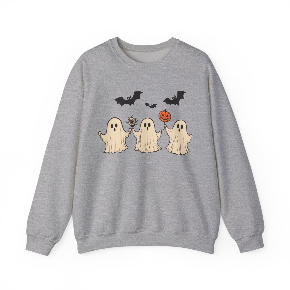 Hand-Holding Ghosts Sweatshirt - Sweet Spooky Season Vibes - c512a25