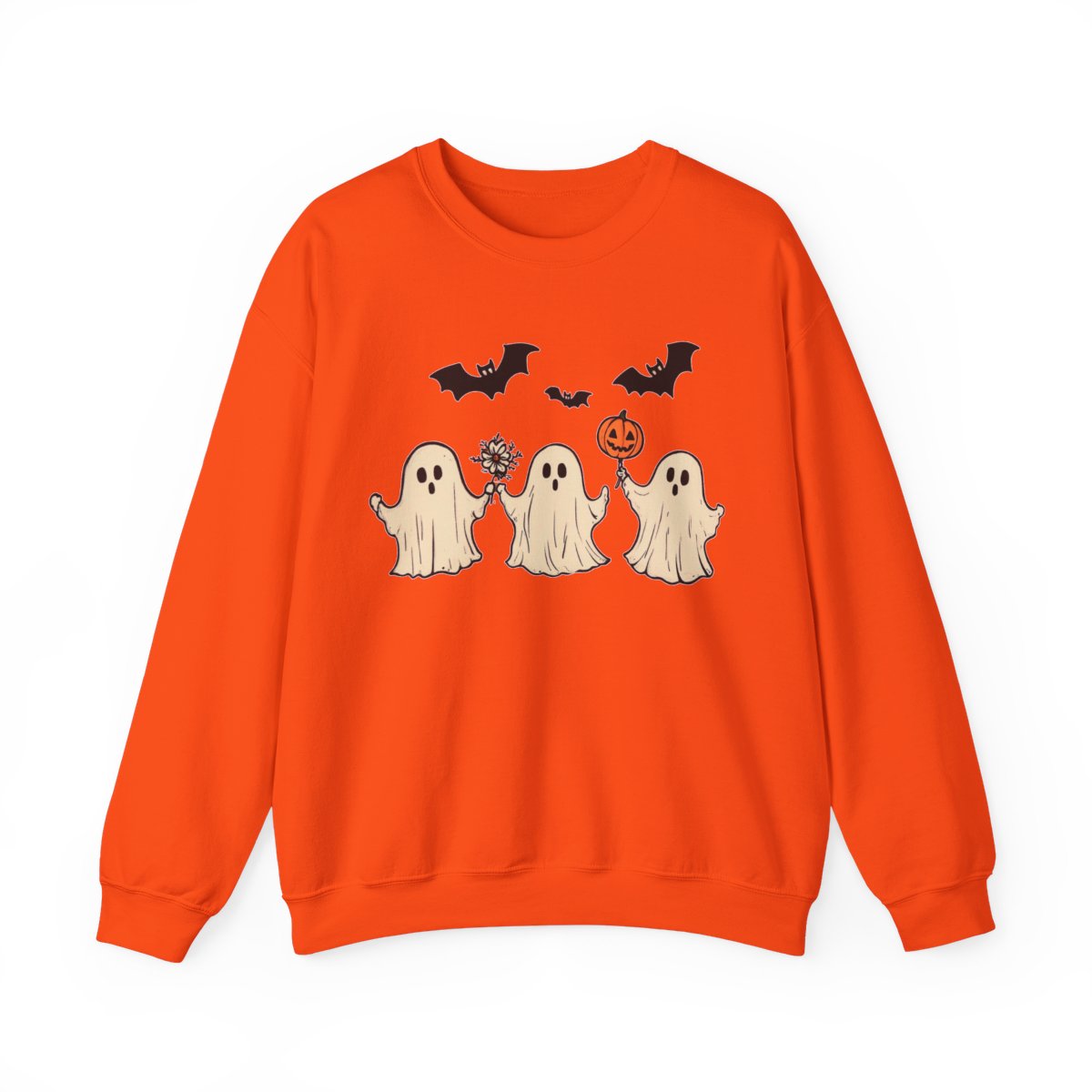 Hand-Holding Ghosts Sweatshirt - Sweet Spooky Season Vibes - c512a25