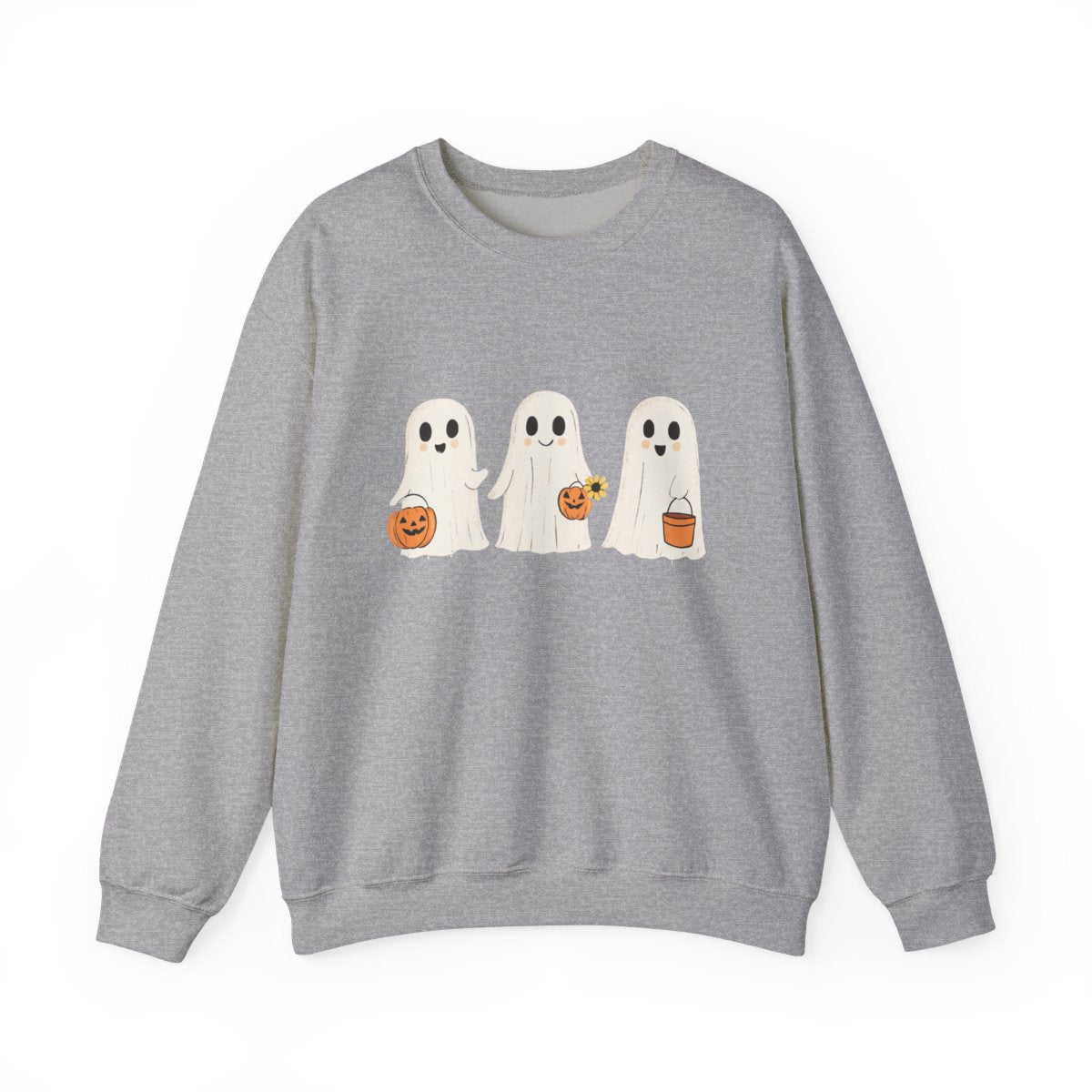 Trick or Treat Ghost Crew Sweatshirt - Spooky Fall Vibes - c495a25