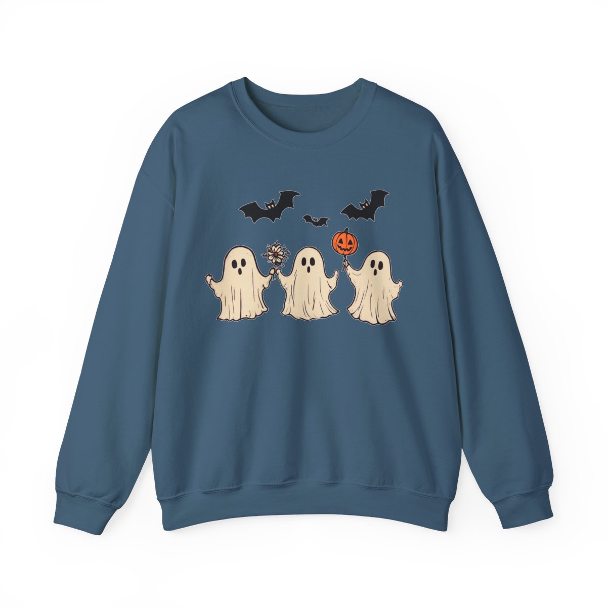 Hand-Holding Ghosts Sweatshirt - Sweet Spooky Season Vibes - c512a25