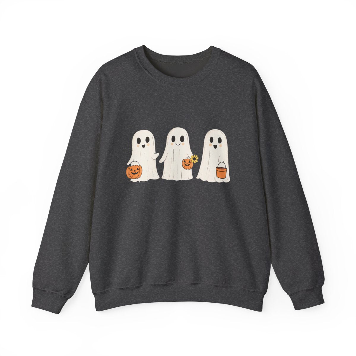 Trick or Treat Ghost Crew Sweatshirt - Spooky Fall Vibes - c495a25