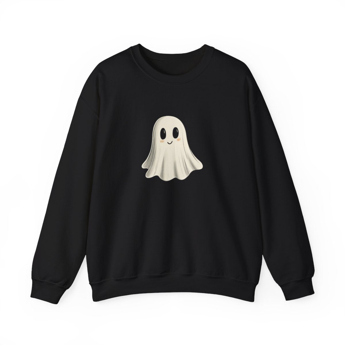 Simple & Cute Ghost Sweatshirt - Spooky Season Must-Have - c496a25