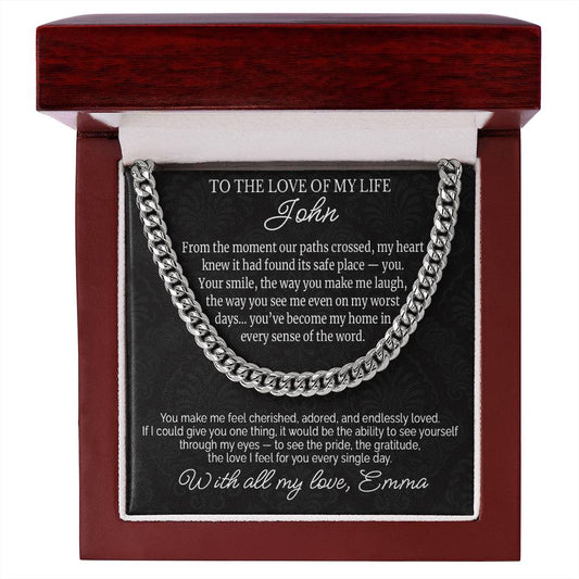 To the Love of My Life - Husband Necklace Gift - c502a25