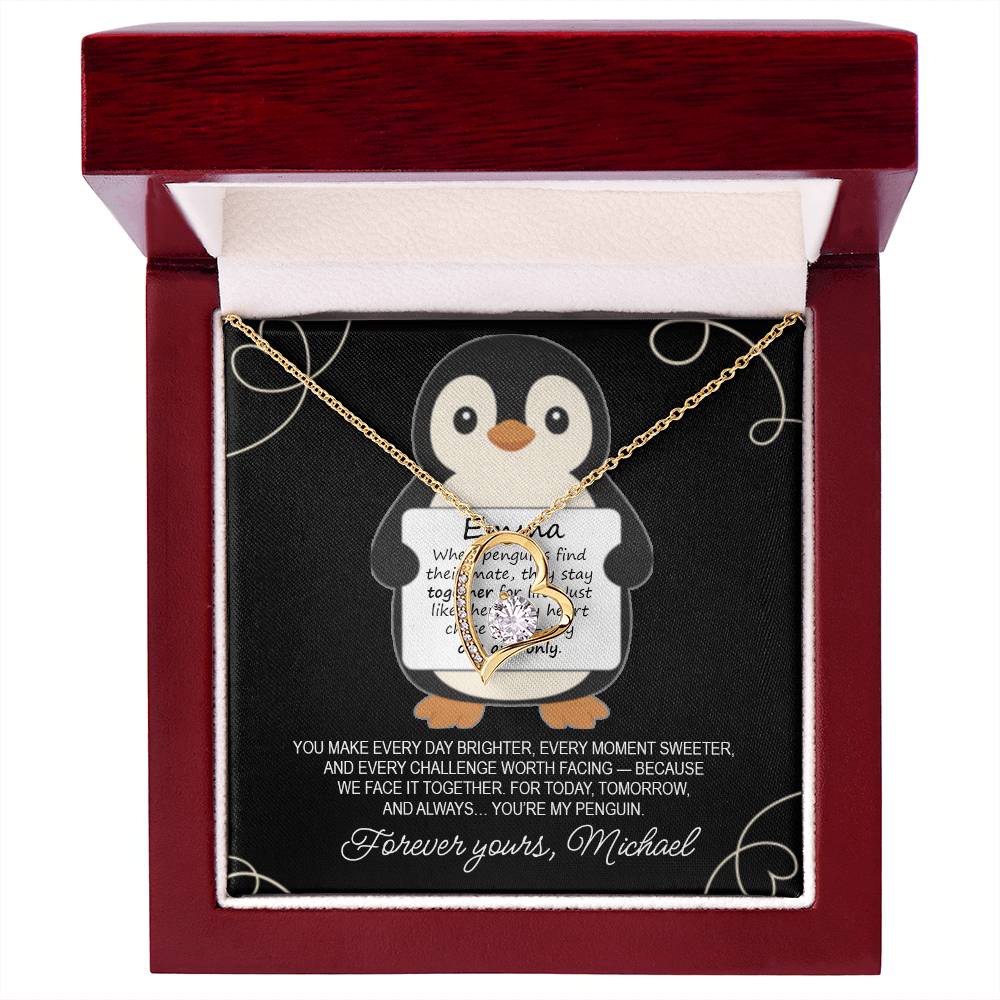 You're My Penguin - Personalized Necklace Gift for Wife - c536a25