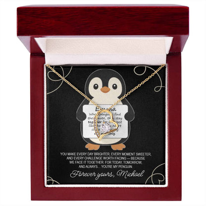 You're My Penguin - Personalized Necklace Gift for Wife - c536a25