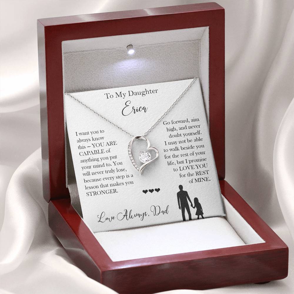 To My Daughter - You Are Capable and Strong Gift from Dad - c563a25