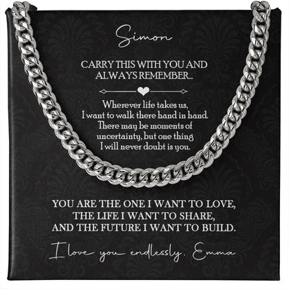 To My Husband Forever Love Necklace - c549a25