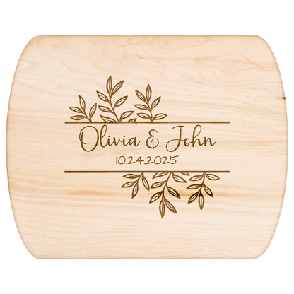 Custom Couple Name Cutting Board - Wedding or Anniversary Gift - c460a25