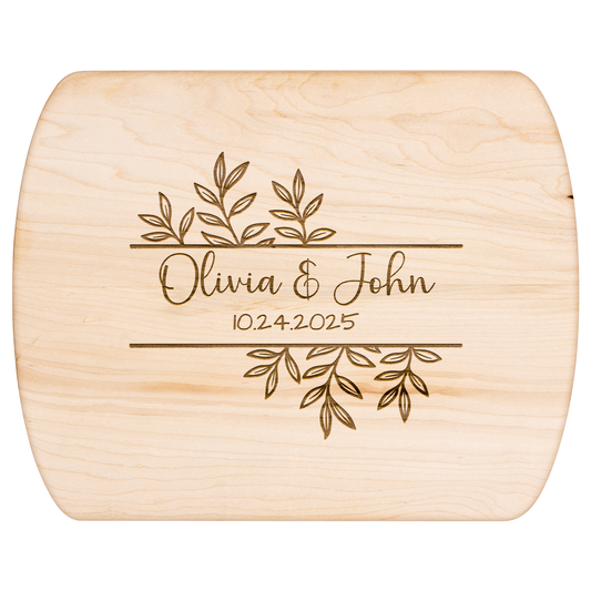 Custom Couple Name Cutting Board - Wedding or Anniversary Gift - c460a25