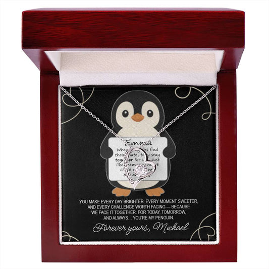You're My Penguin - Personalized Necklace Gift for Wife - c536a25