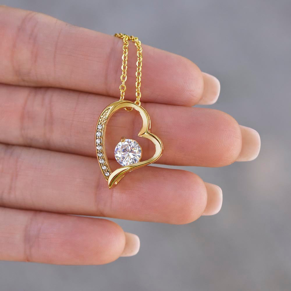 To My Wife - Necklace with Destiny & Love Story Message - c482a25