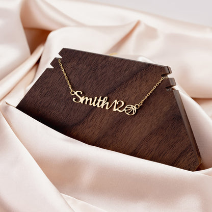 Custom Basketball Name Necklace - c387a25