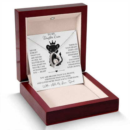 To My Daughter - Personalized Necklace Gift from Dad - c567a25