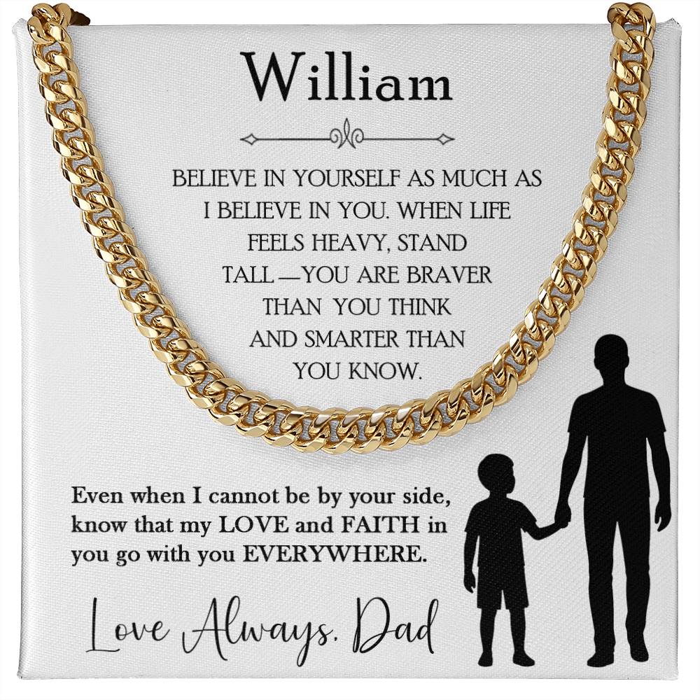 To My Son - Empowering Gift from Dad with Love Message - c560a25