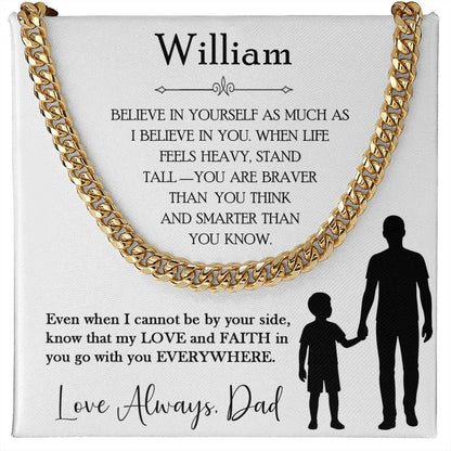 To My Son - Empowering Gift from Dad with Love Message - c560a25