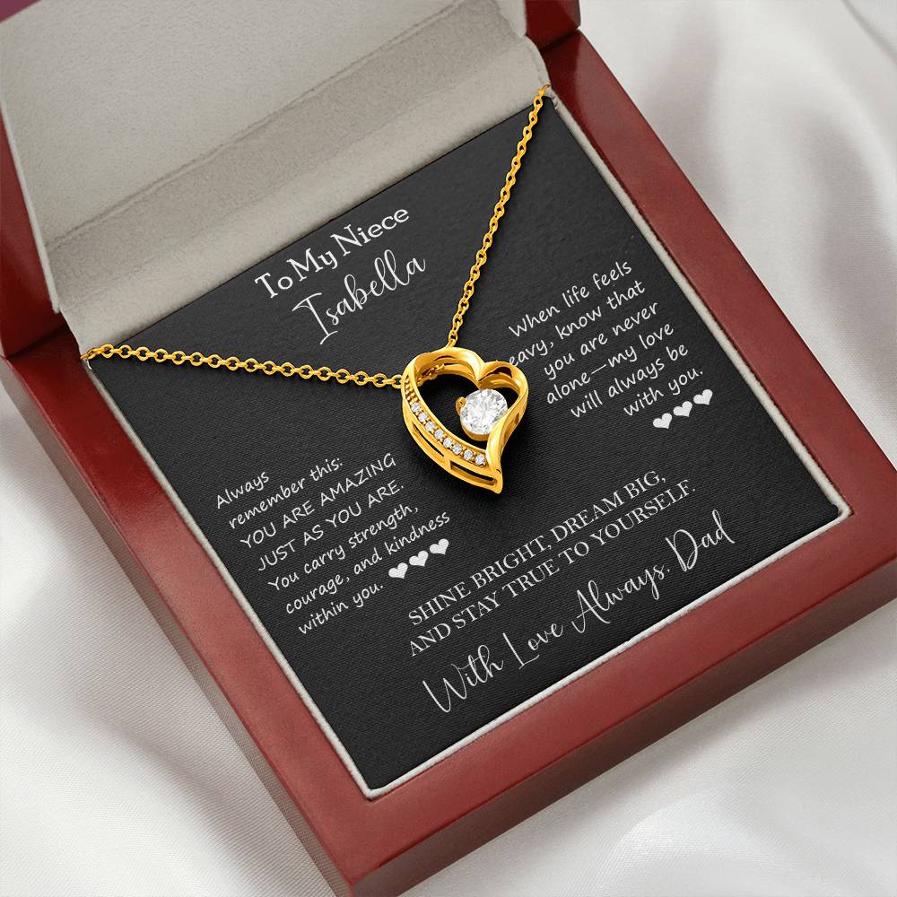 To My Niece - Personalized Necklace Gift from Aunt - c567a25