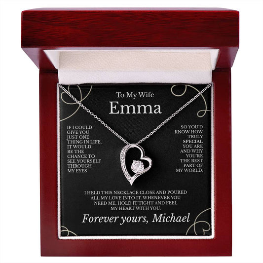 To My Wife - Necklace with Deep Appreciation Message - c489a25