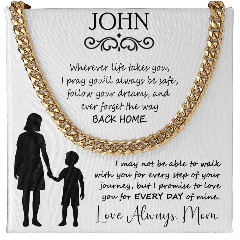 To My Son - Love Gift from Mom with Emotional Message - c561a25