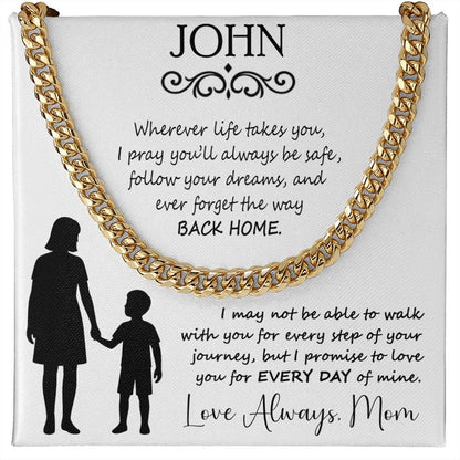 To My Son - Love Gift from Mom with Emotional Message - c561a25