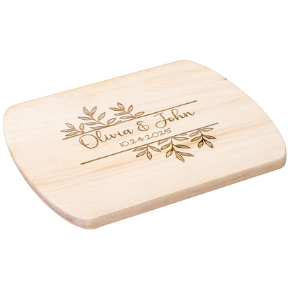 Custom Couple Name Cutting Board - Wedding or Anniversary Gift - c460a25