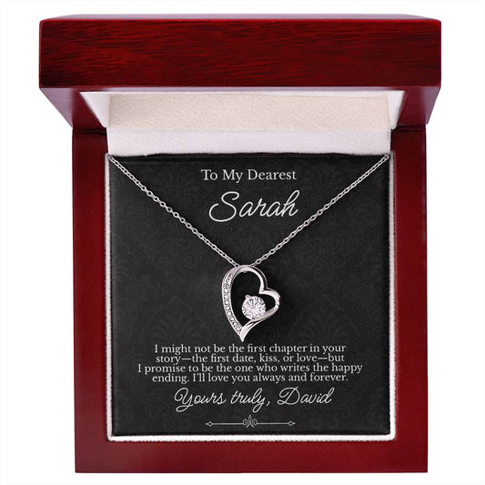 To My Dearest - Necklace with Happy Ending Love Story Message - c480a25