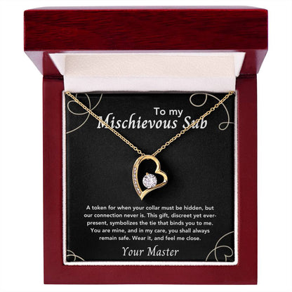 To My Mischievous Sub Necklace Gift From Master - c477a25