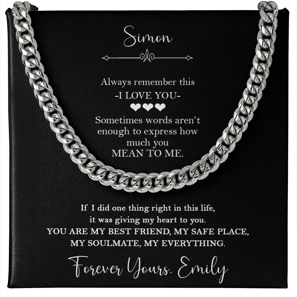 To My Husband - Personalized Love Gift with Custom Names - c553a25